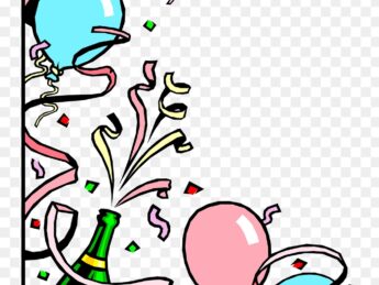 Party border png clipart illustration