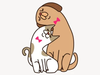 Pet clipart, illustration vector